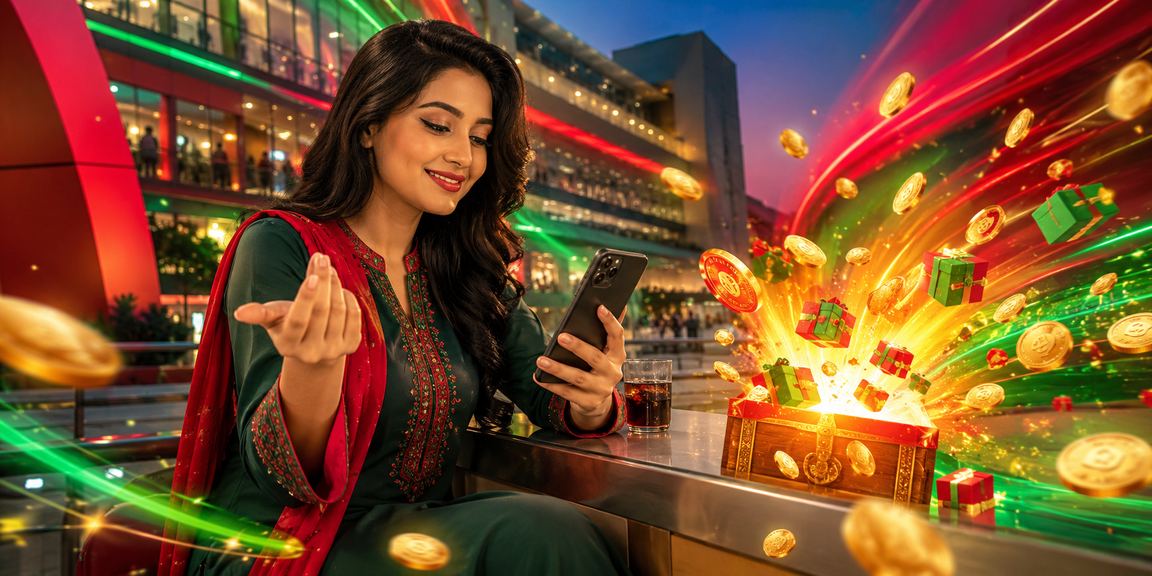ঢাকায় ক্যাশব্যাক বোনাস পাচ্ছেন একজন ভিআইপি সদস্য — লাল-সবুজ আলোয়