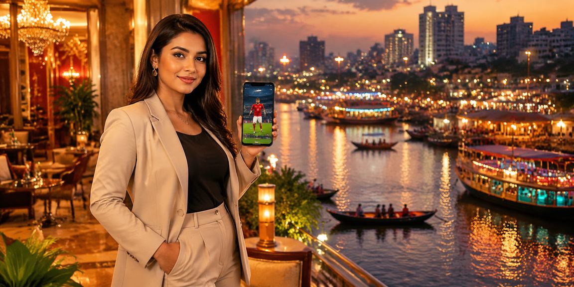 গাজীপুর নাইট মার্কেটে sportsbook - এ স্পোর্টস বেটিং উপভোগ করছেন একজন ব্যবহারকারী