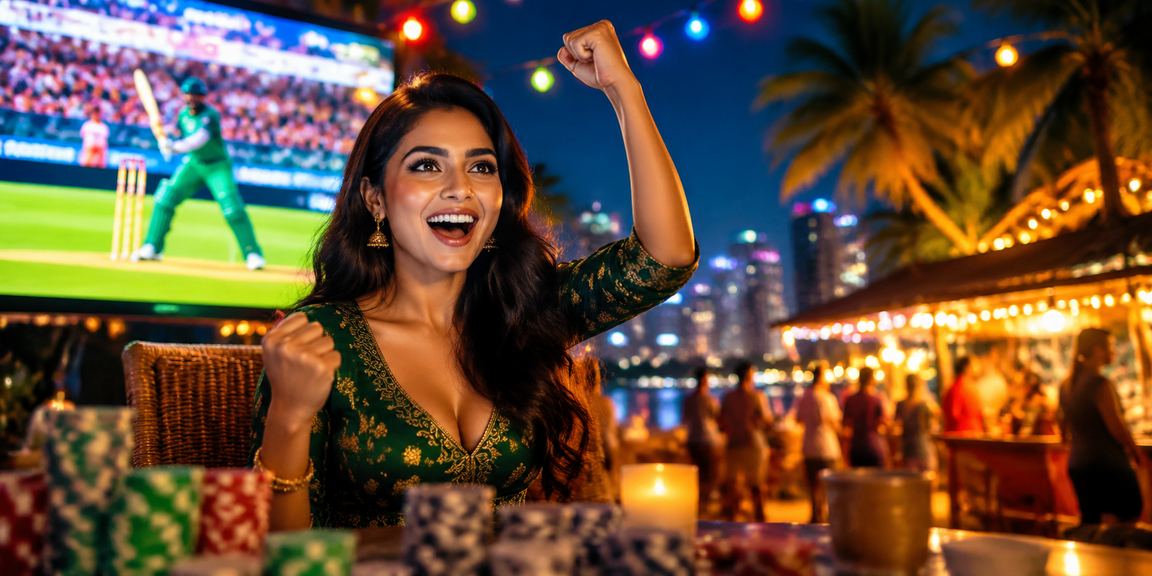 সেন্ট মার্টিনের রাতের বাজারে মোবাইলে ক্রিকেট বেটিং ও পেমেন্টের দৃশ্য